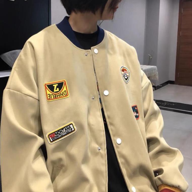 Áo khoác bomber nỉ nam nữ Số 7 form rộng bóng chày unisex phong cách ngầu của năm