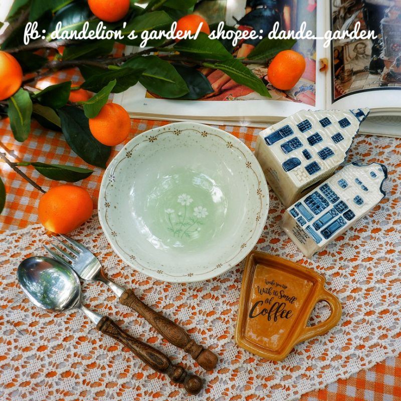 Tô nhỡ men hoa pastel xinh xắn