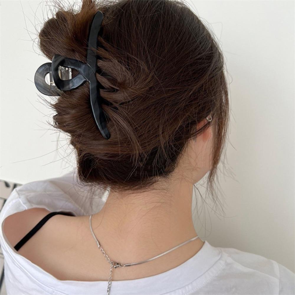 Kẹp Tóc Hình Cá Mập Phong Cách Pháp Cổ Điển Sang Trọng Cho Nữ