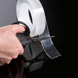 1 Roll Nano Strong Anti-slip Tape Washable No Trace Transparent Double-sided Stickers Magic Carpet Fixation Tape