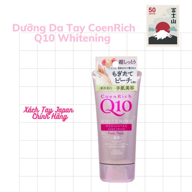 Kem Dưỡng Da Tay Mềm Mịn Kose Q10 Chính Hãng Nhật Bản 80g