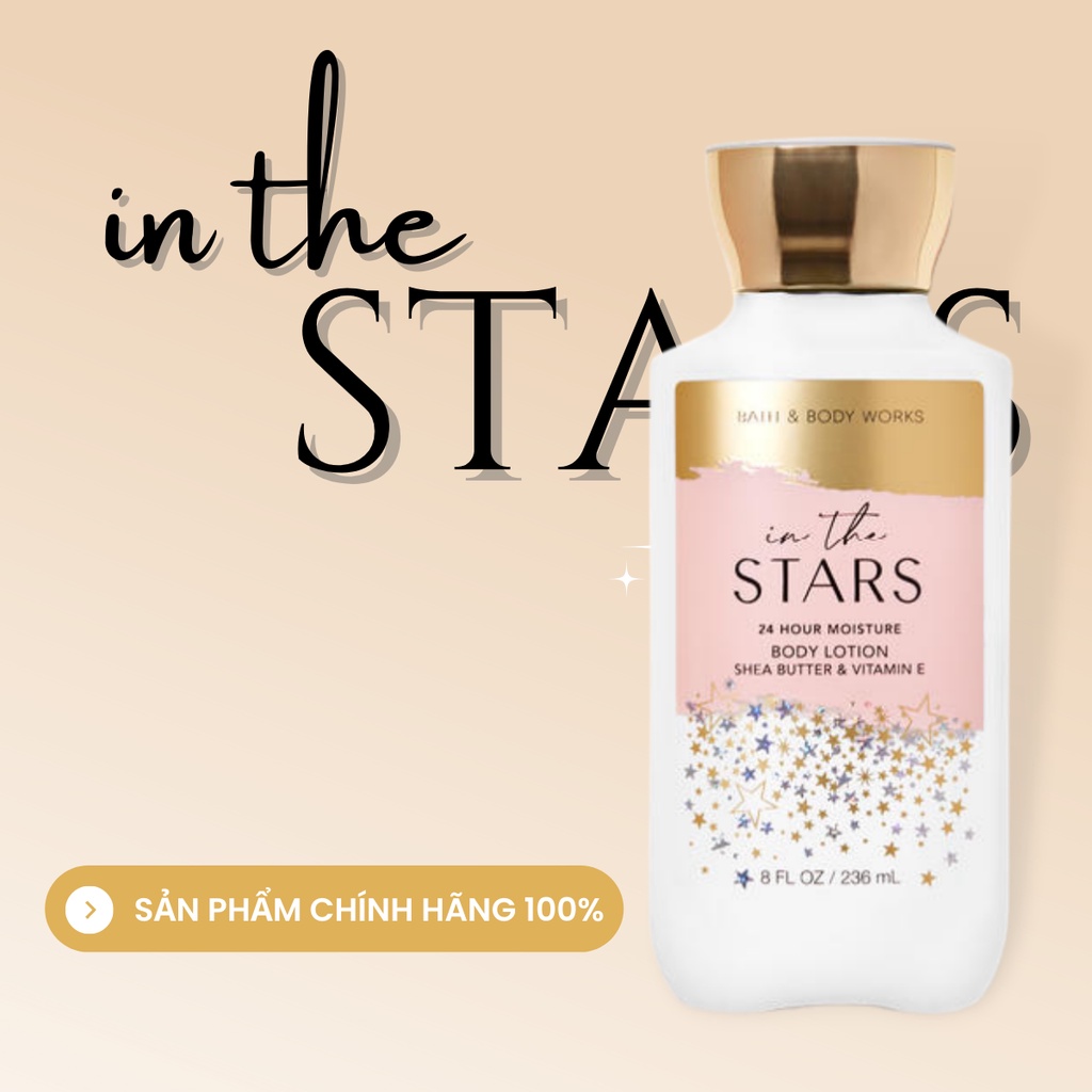 Sữa dưỡng thể Bath and Body Works In The Stars Giúp Da Trắng Mịn Body Lotion 236ml