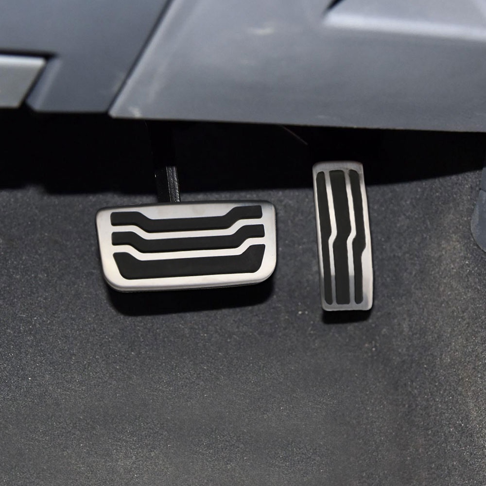 Miếng Dán Bàn Đạp Phanh Bằng Thép Không Gỉ Cho Ford Everest Endeavour Raider Ranger 2016-2021