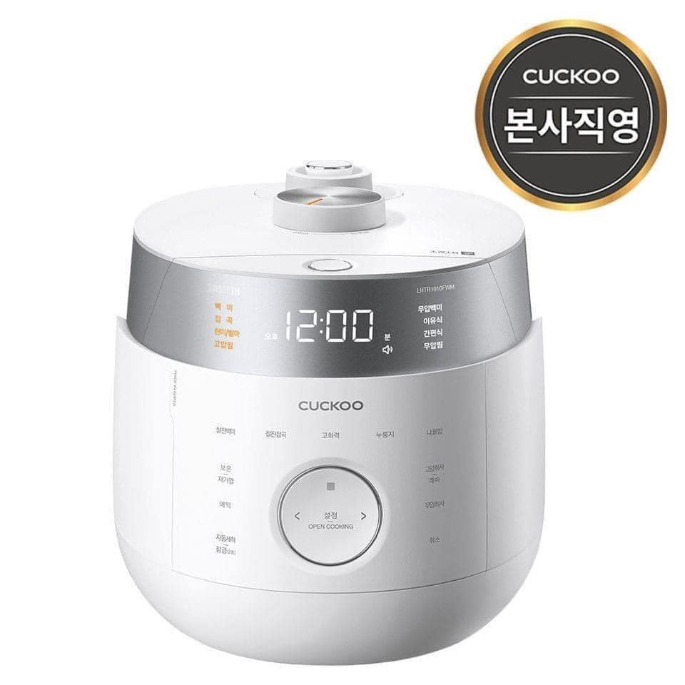 NỒI CƠM ĐIỆN CAO TẦN CUCKOO CRP-LHTR0610FW 1.08lít IH Smart Twin Pressure