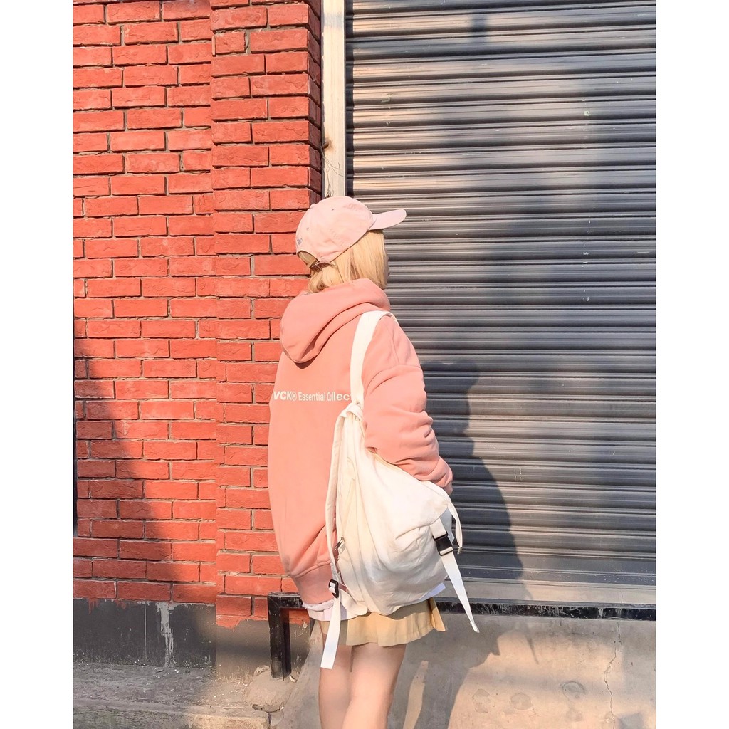 Áo Hoodie Logo BLVCK essential - French rose | BigBuy360 - bigbuy360.vn