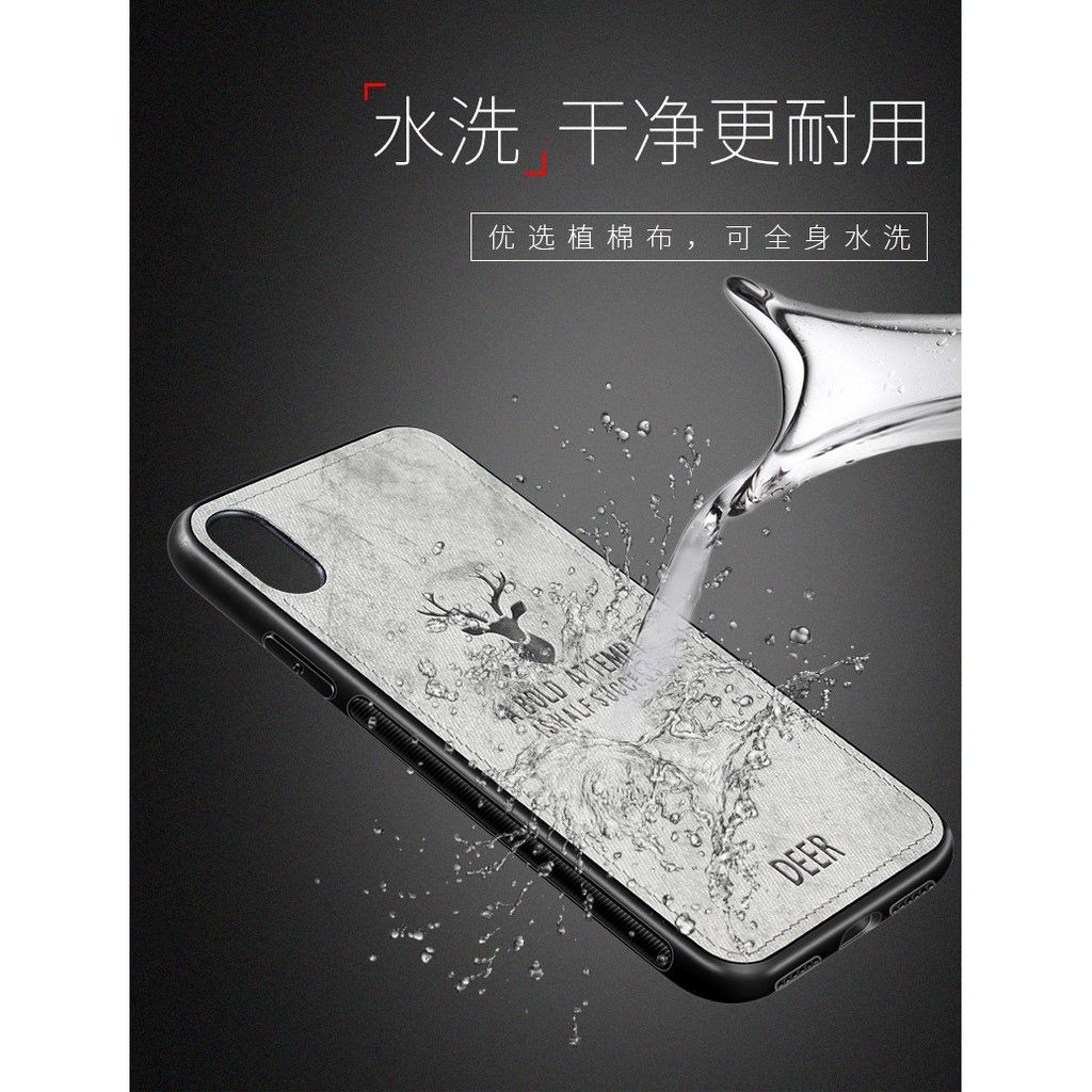 Ốp điện thoại lưng phối vải in họa tiết độc đáo cá tính cho Huawei Nova 2s 3 Nova3i