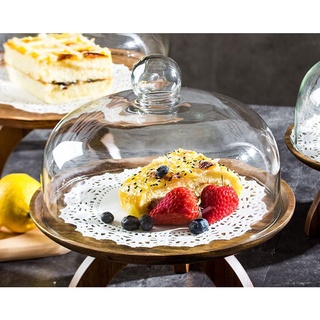 Kệ gỗ nắp kính 3 chân 20cm (sẵn hàng, có hỏa tốc)