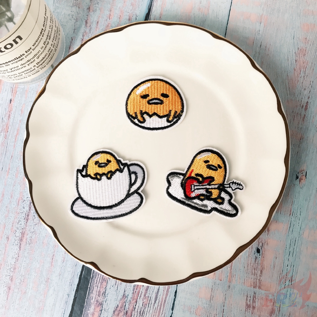 1 Miếng Dán Ủi Thêu Hoạt Hình Gudetama - Series 02