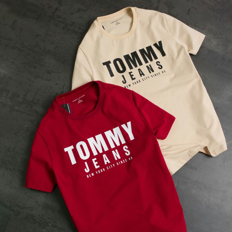 ÁO THUN TOMMY HÀNG HIỆU CAO CẤP CHẤT LIỆU COTTON CO DÃN 4 CHIỀU $$$