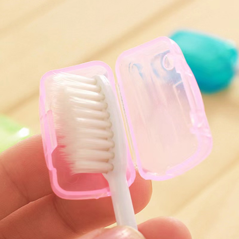 Nắp đậy đầu bàn chải đánh răng dùng cho các chuyến đi du lịch tiện lợi