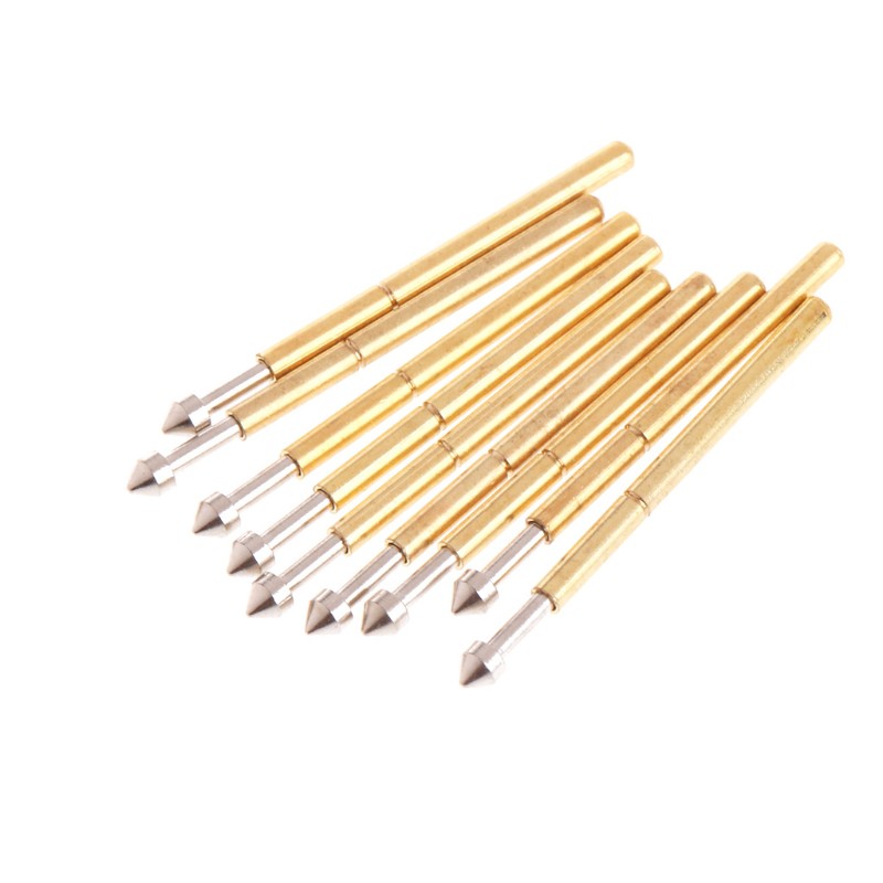 AOT.100 Pcs Spring Test Probe Pogo Pin P75-E2 Dia 1.3mm Length 16.5mm