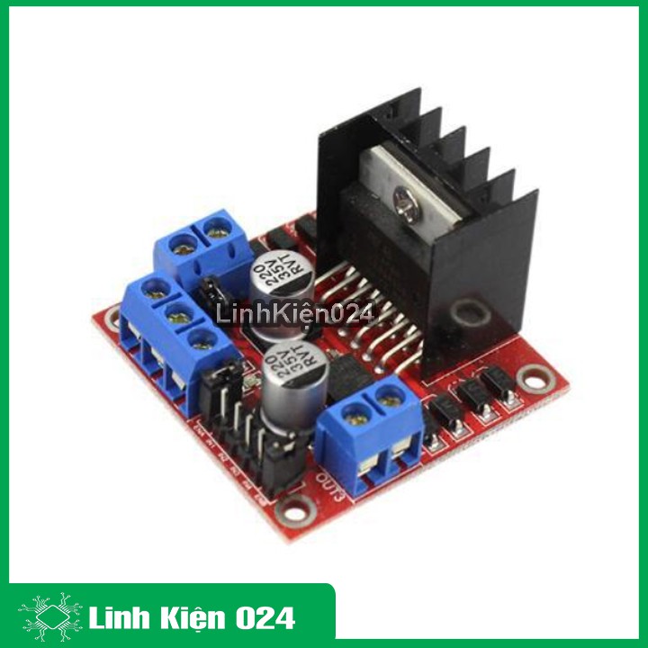 Module L298 Mạch Cầu H Điều Khiển Động Cơ DC