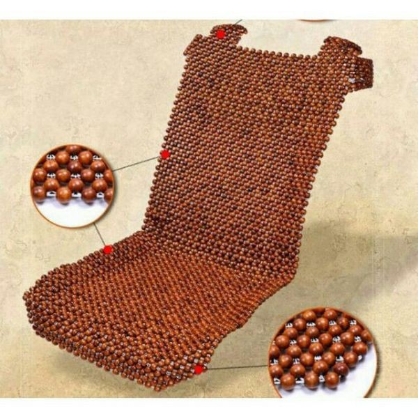 Lót ghế hạt gỗ nhãn cao cấp cho mọi dòng xe