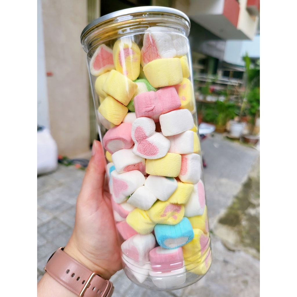 Kẹo Xốp Dẻo Dẻo Hũ