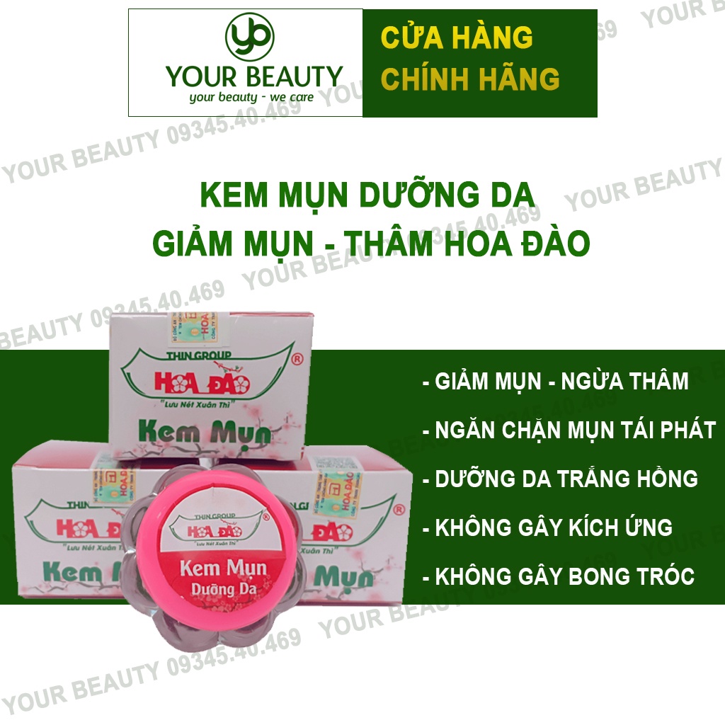 Kem mụn Hoa Đào giảm mụn dưỡng da ngừa thâm - 8g Thingroup