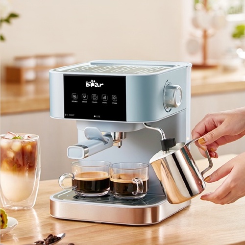 Máy pha cà phê gia đình tự động Bear KFJ-A15L1 (CF-B15V1) sử dụng văn phòng nhỏ gon pha espresso latte cappuccino machia