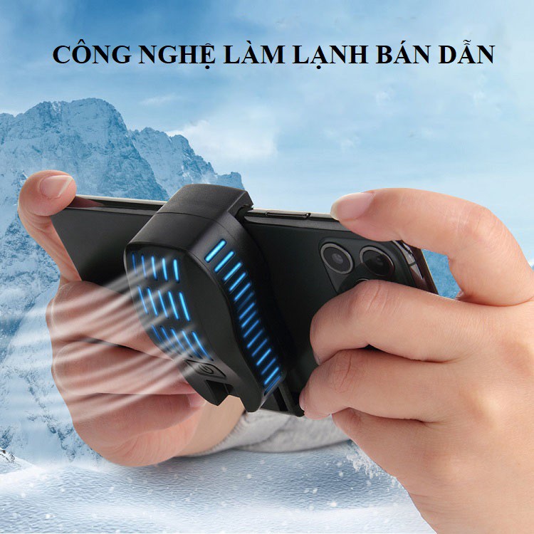 Quạt Tản Nhiệt Điện Thoại 💝FREESHIP💝 Tản Nhiệt Làm Mát Tức Thì - Hoạt Động Êm Ái P20