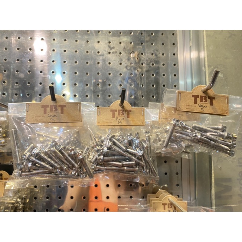 Ốc full lốc máy TBT inox 304 mẫu V1