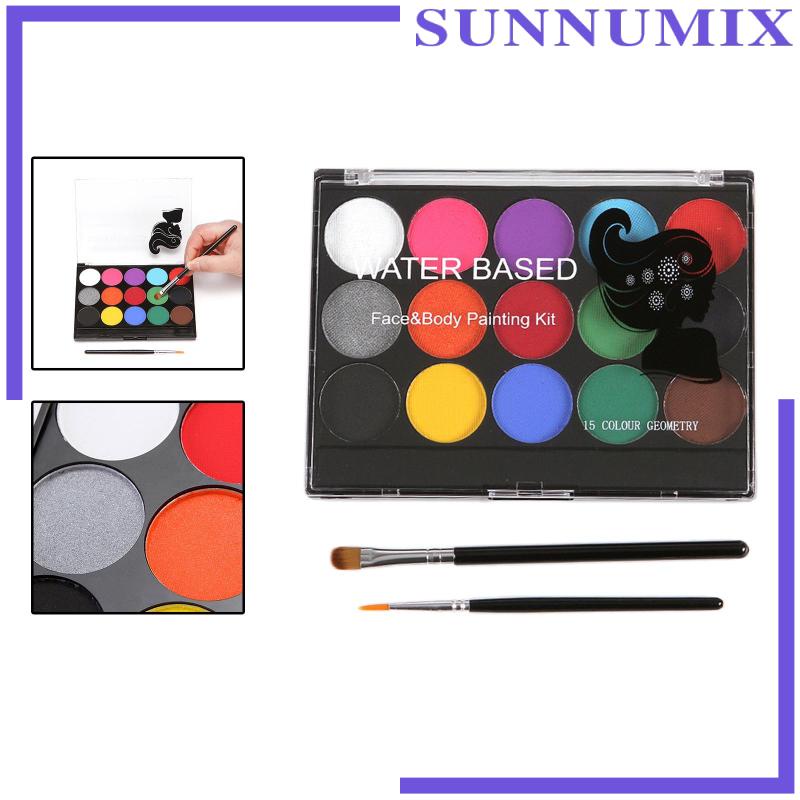 Bảng Màu Vẽ Cơ Thể Hóa Trang Halloween Chuyên Nghiệp