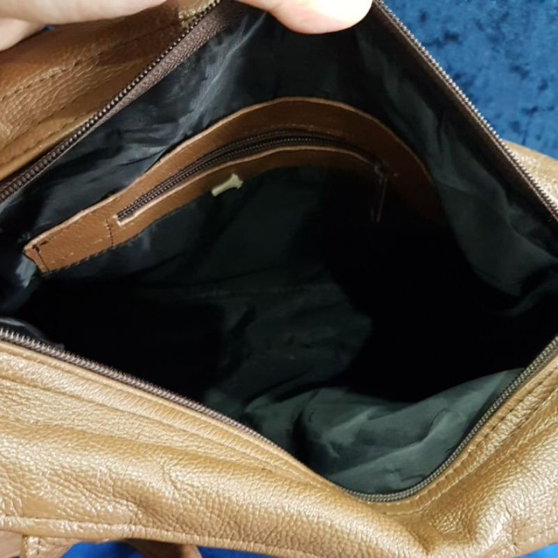 TÚI SI  MÀU NÂU, ĐEO VAI- SALE