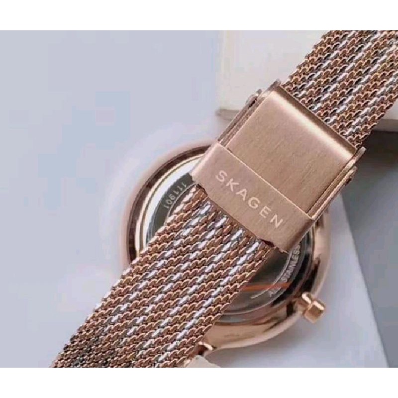 Đồng hồ si nữ hiệu skagen - đan mạch