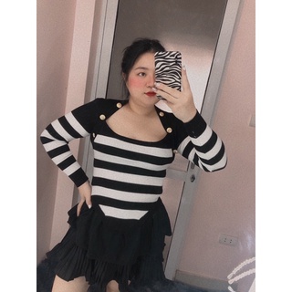 ÁO KẺ CÚC ĐỒNG VẠT XÉO