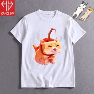 Áo thun thú cưng games mini word vải cotton 4 chiều f104