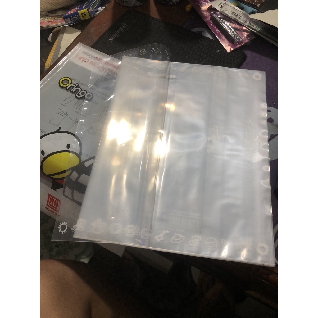 Túi 10 Tờ Bọc Vở Cấp 1 Hồng Hà