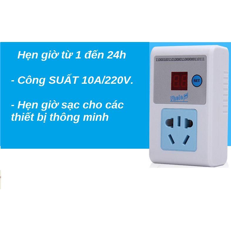 Ổ cắm hẹn giờ điện tử PheLe FH-902 1-24h công suất