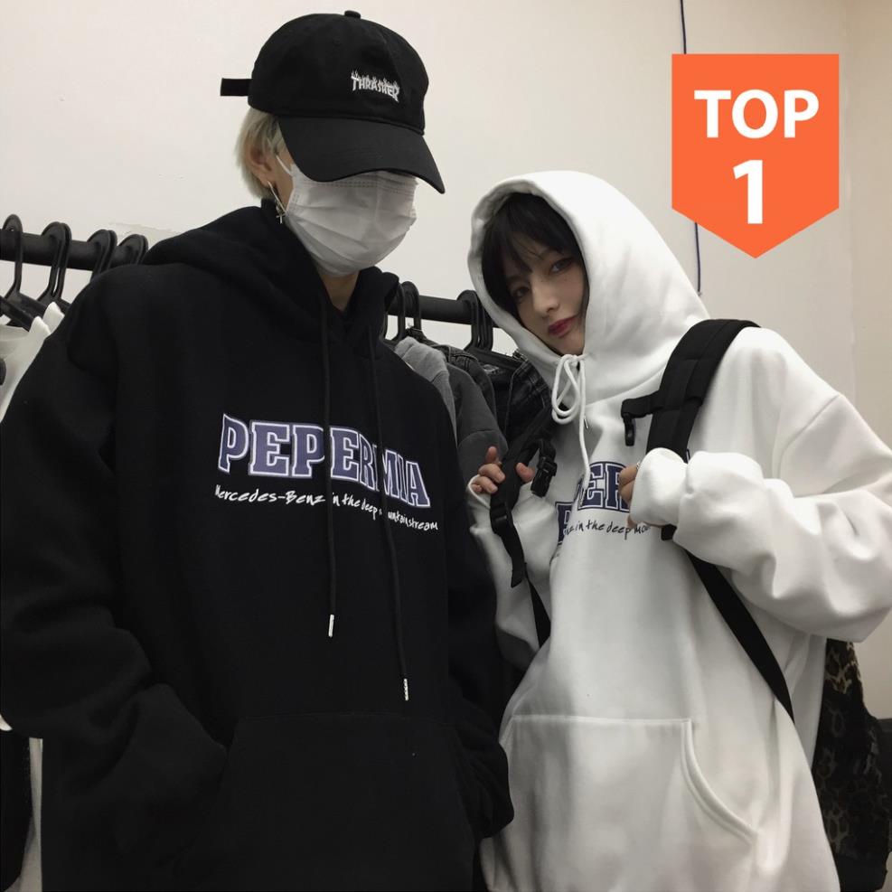 Áo hoodie nam nữ form rộng Unisex PEP siêu xinh PT1, Áo sweater nam nữ nỉ có mũ phong cách oversize streetwear