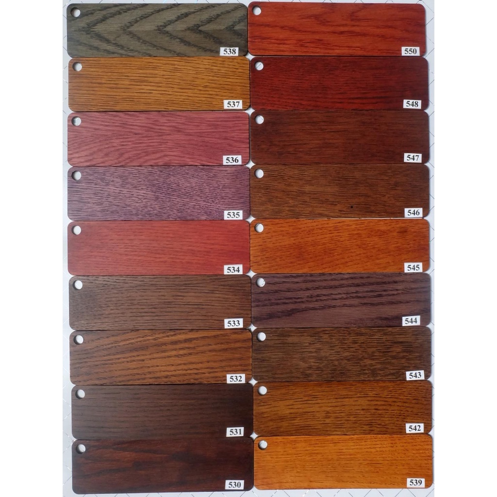 Sơn gỗ lau tay gốc dầu wood stain mã 530 - 550  lon 800gr, công ty Creative Life - LUMY Wood Decor