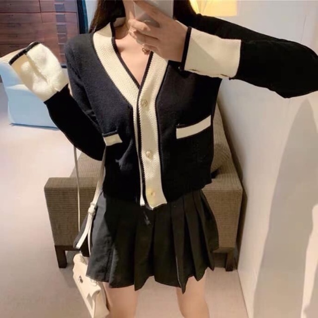 Áo len cardigan freesize