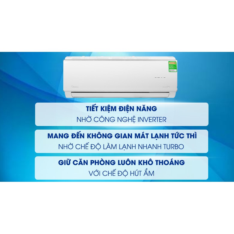 Máy lạnh Midea Inverter 1 HP MSAFA-10CRDN8 (Miễn phí giao tại HCM-ngoài tỉnh liên hệ shop)