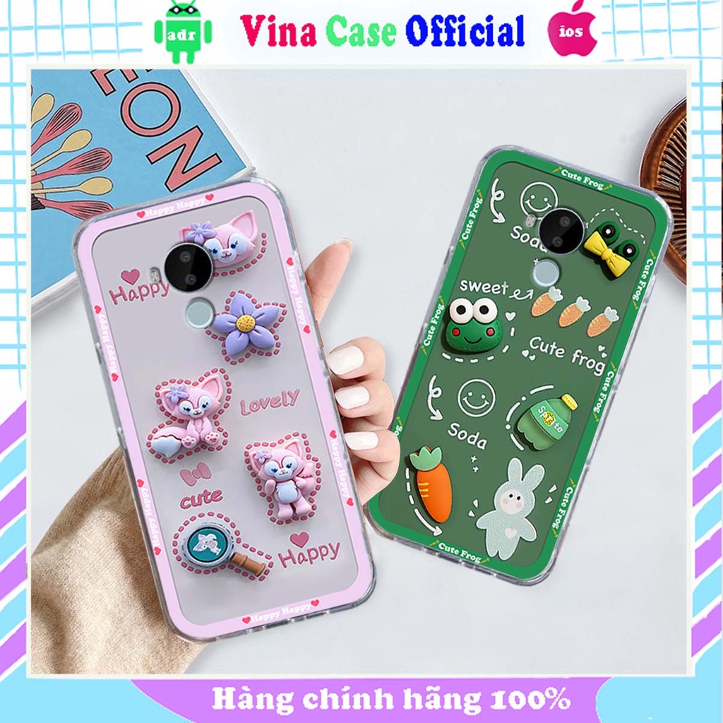 Ốp Oppo NOKIA C30 / NOKIA 8.3 in hình hoạt hình cute, dễ thương , đáng yêu