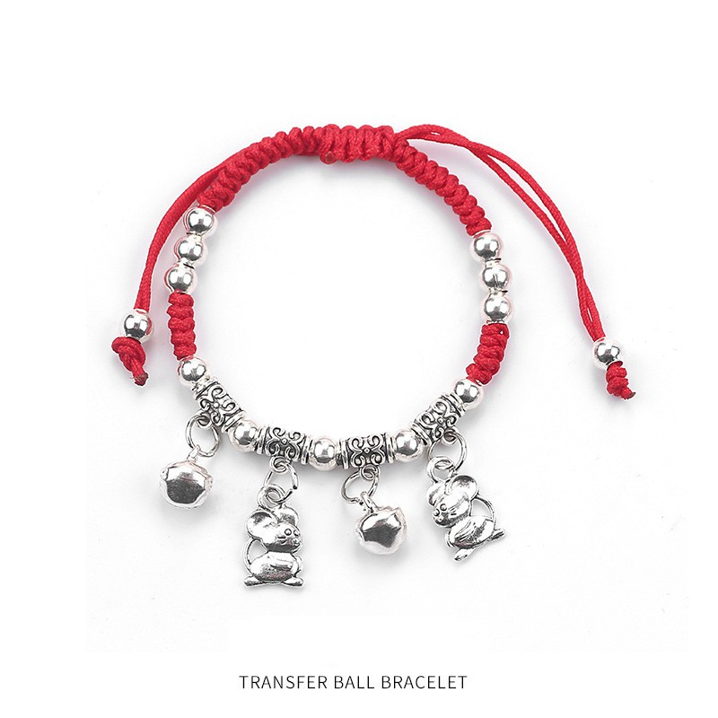 Lắc tay nữ vòng tay bện chỉ đỏ tỳ hưu cầu may mắn, trường thọ đính hạt phong cách Hàn Quốc 11 mẫu S151 | BigBuy360 - bigbuy360.vn
