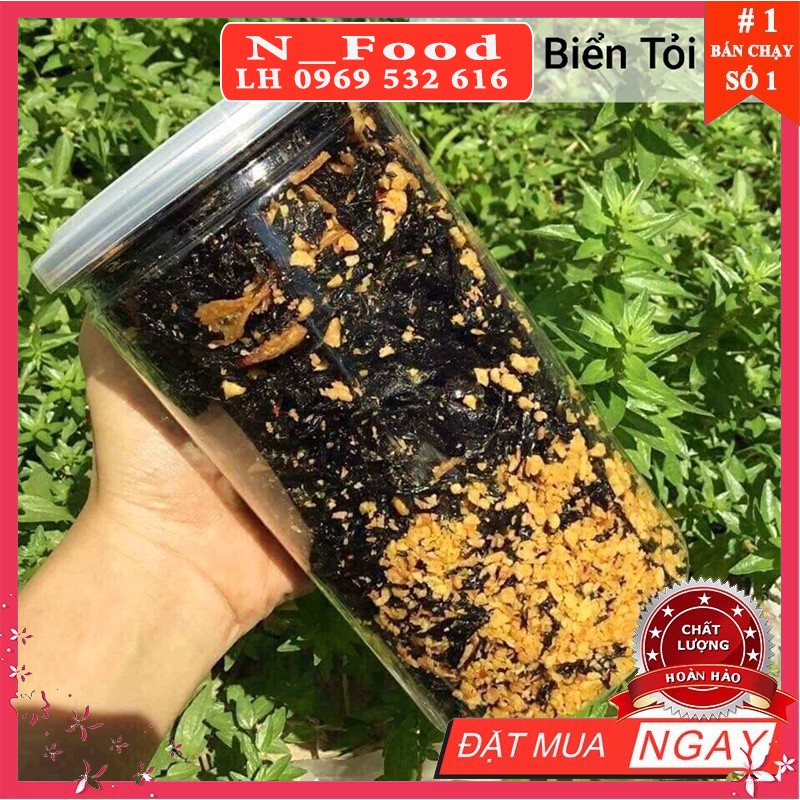 Lon Pet 100g - Rong Cháy tỏi - rong biển sấy giòn - Snack Ăn vặt | BigBuy360 - bigbuy360.vn