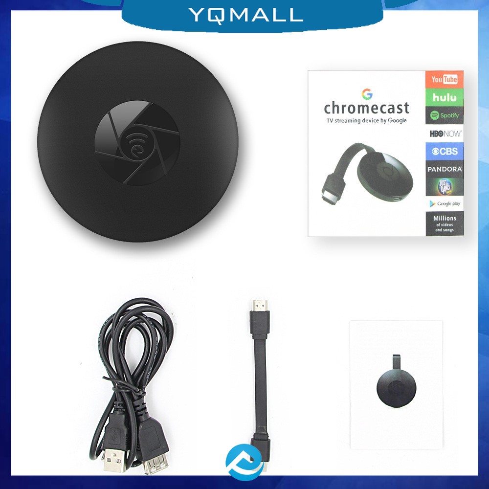 Thiết Bị Live Stream TV Google Chromecast Tốc Độ Kết Nối Siêu Nhanh Cho Android / iOS / iPhone / iPad