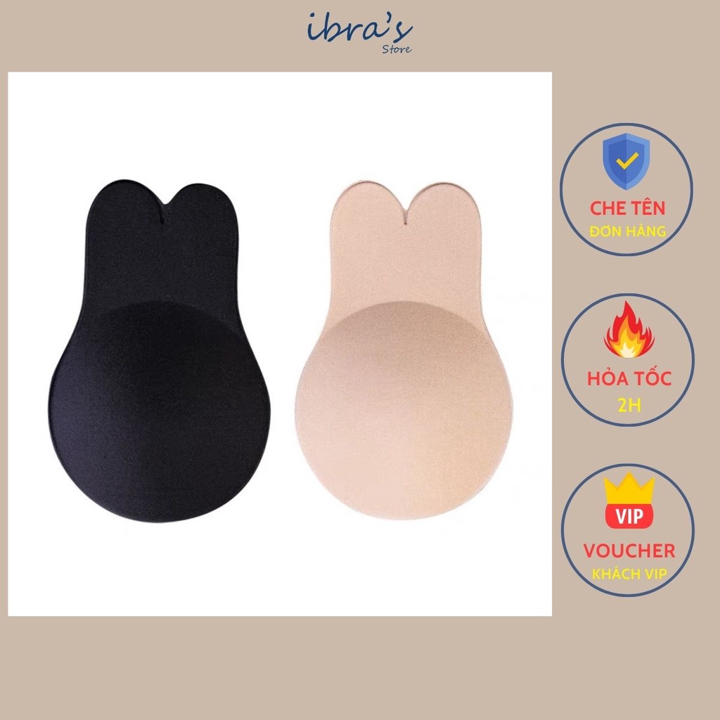 Miếng Dán Nâng Ngực iBRA's Chống Chảy Xệ Cao Cấp Miếng dán Ti Tàng Hình tai thỏ hỗ trợ dính không tụt PK001