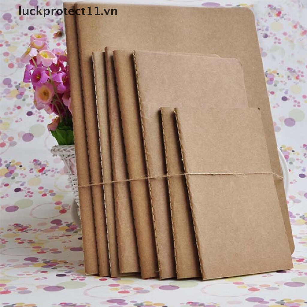 Sổ tay ghi chú giấy kraft mềm phong cách vintage ghi chép hàng ngày
