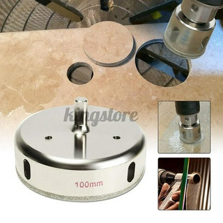 Mũi khoan lỗ mạ kim cương 100mm 4 '' 100mm