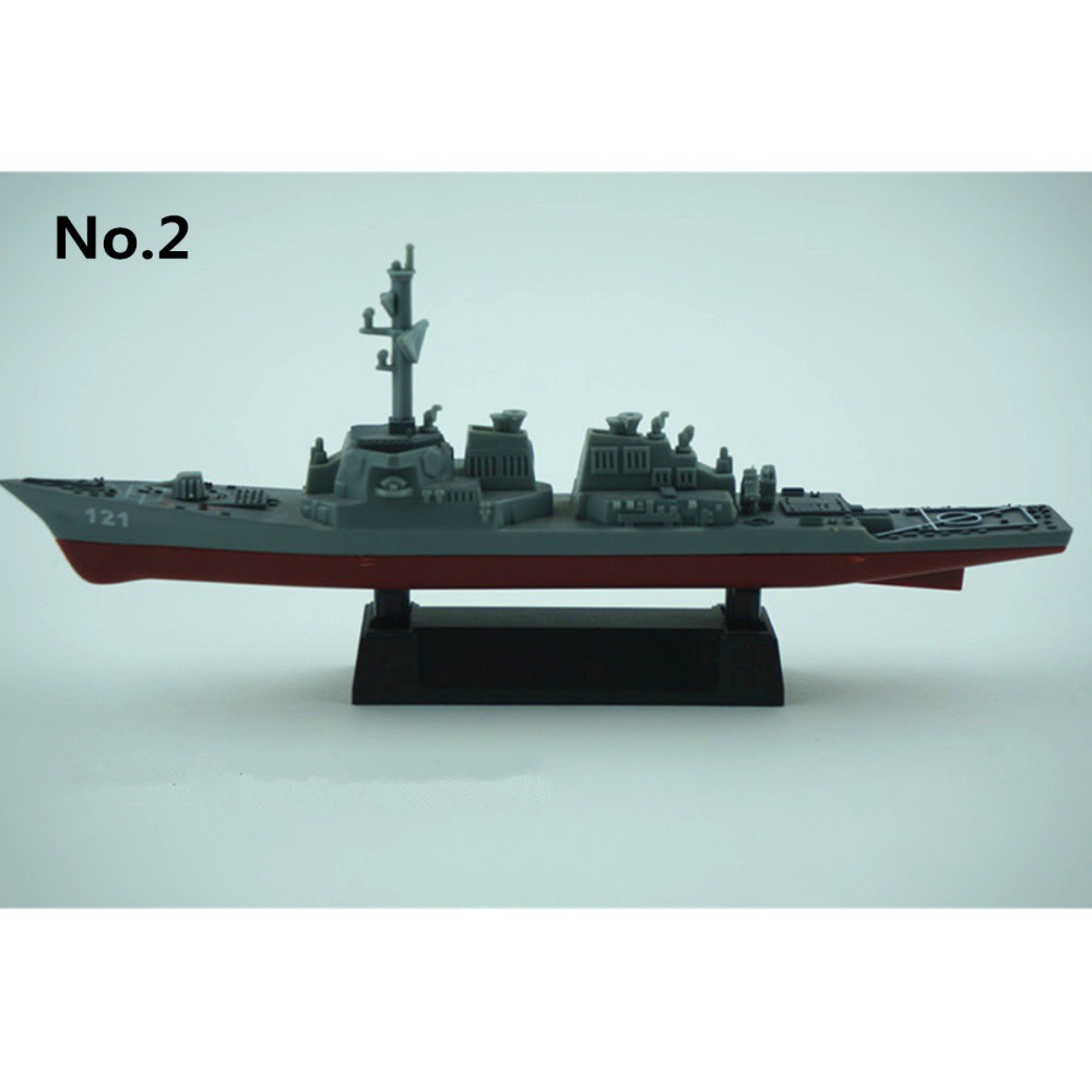 8 Cái/bộ 4D Battleship Tàu Sân Bay Tàu Ngầm Tàu Chiến Mô Hình Bộ Dụng Cụ Lắp Ráp-168-OXUI3