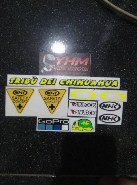 Sticker Dán Trang Trí Xe Hơi Họa Tiết Arai Agv Kyt Shoei Ink Zeus Kbc Nolan Rsv Etc