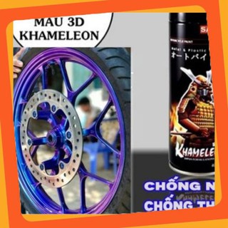 Sơn samurai màu xanh tím 3D titan T901****