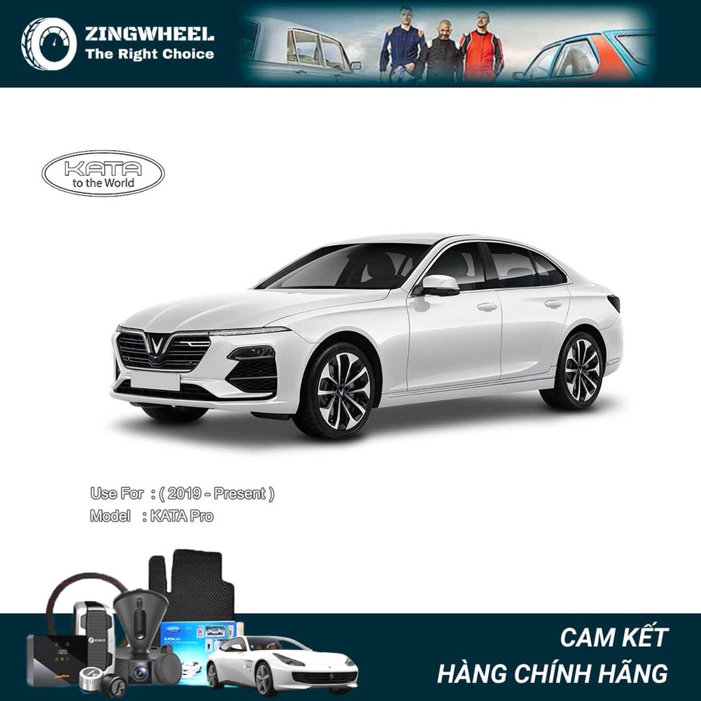 Thảm lót sàn ô tô KATA cao cấp cho xe VinFast Lux A2.0 phiên bản Pro - Không mùi, an toàn, dễ vệ sin