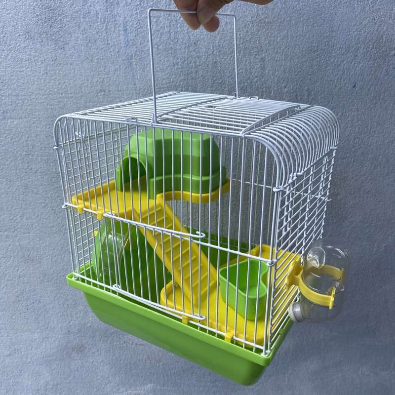 Lồng Hamster 2 tầng Hang Động Đầy Đủ Phụ Kiện.