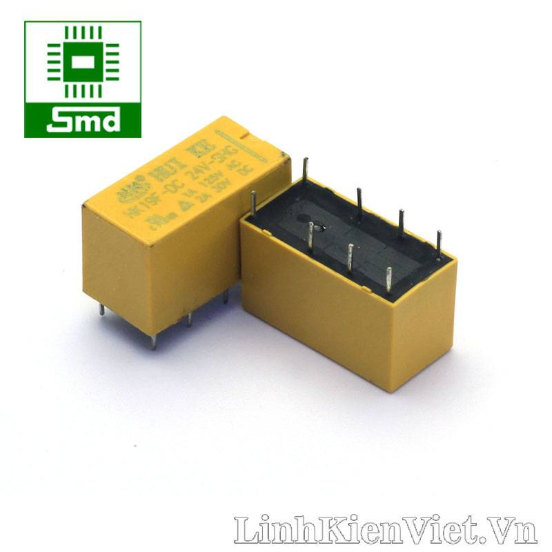 Rơ le 8 Chân 3A HUIKE HK19F-DC12V-SHG HK19F-DC5V-SHG HK19F-DC24V-SHG 5V Relay 6 Chân HK4100F 12V 3A 24V 2A