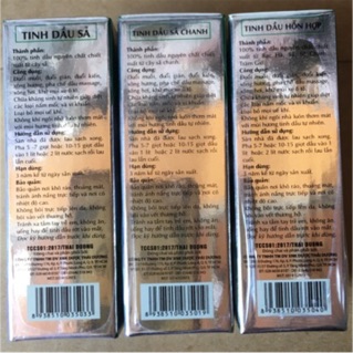 Dầu Lau Nhà Đuổi Muỗi ( 100% tinh dầu nguyên chất )(10 ml )