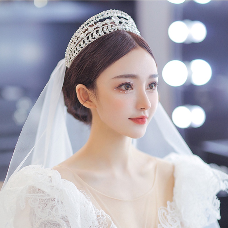 Vương Miện Đính Đá Thời Trang Dành Cho Cô Dâu