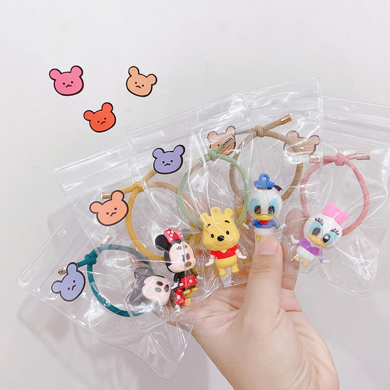 Dây Buộc Tóc Đính Búp Bê 3d Dễ Thương Cho Bé