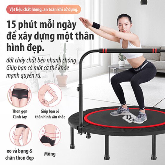 BG Sàn Nhún TRAMPOLINE Cao Cấp Dành CHo Mọi Lứa Tuổi ( Có 3 Size lựa chọn)